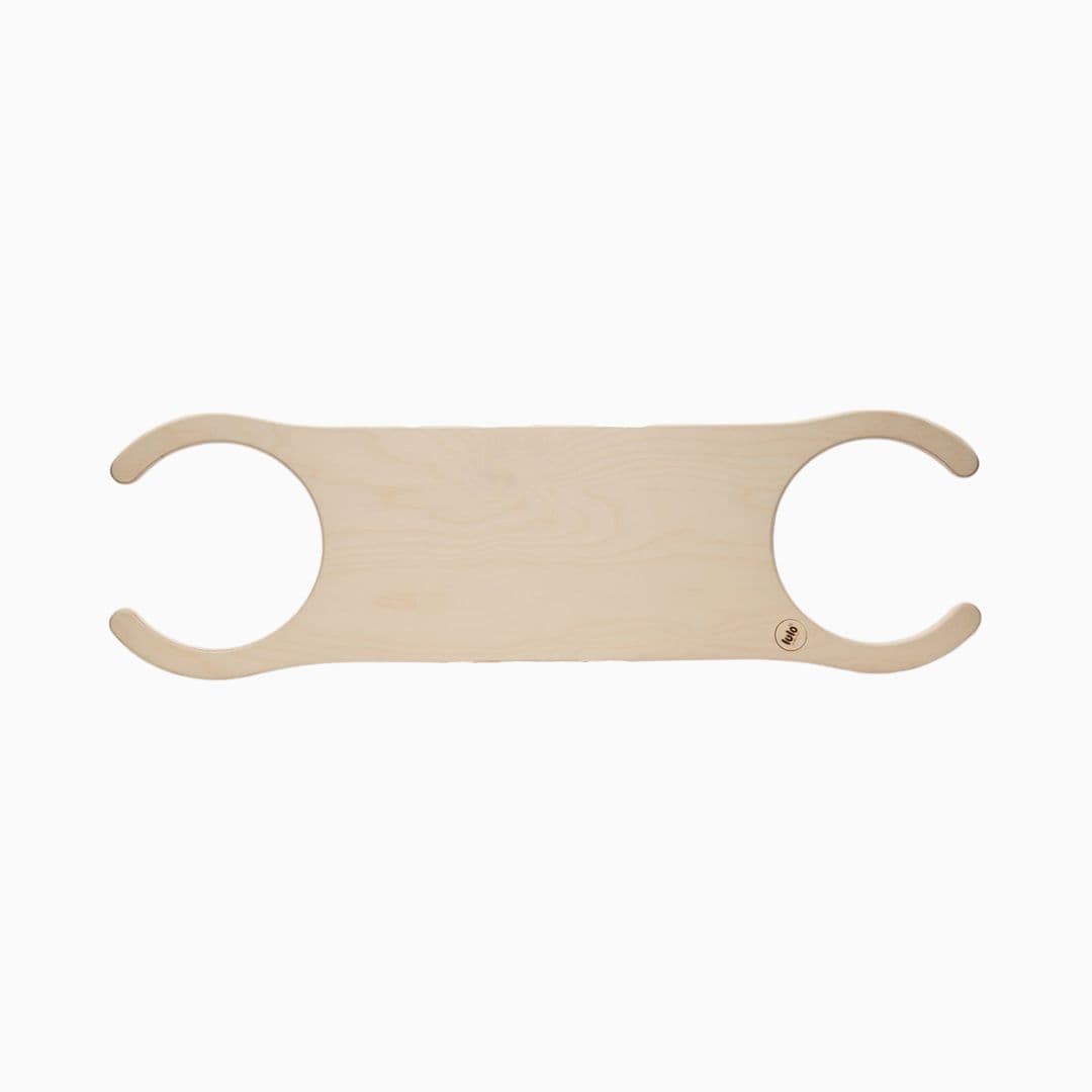 Lulo brede balansplank van hout voor stapelstein-stenen