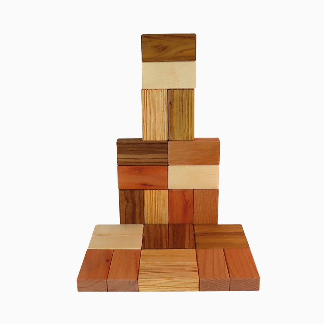 Bauspiel houten blokkenset Wood Lover