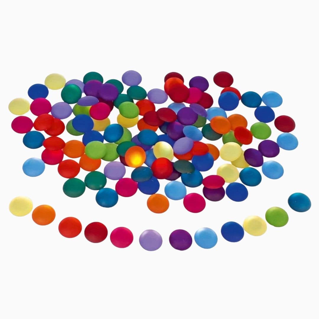 Bauspiel 120 matte glitterstenen