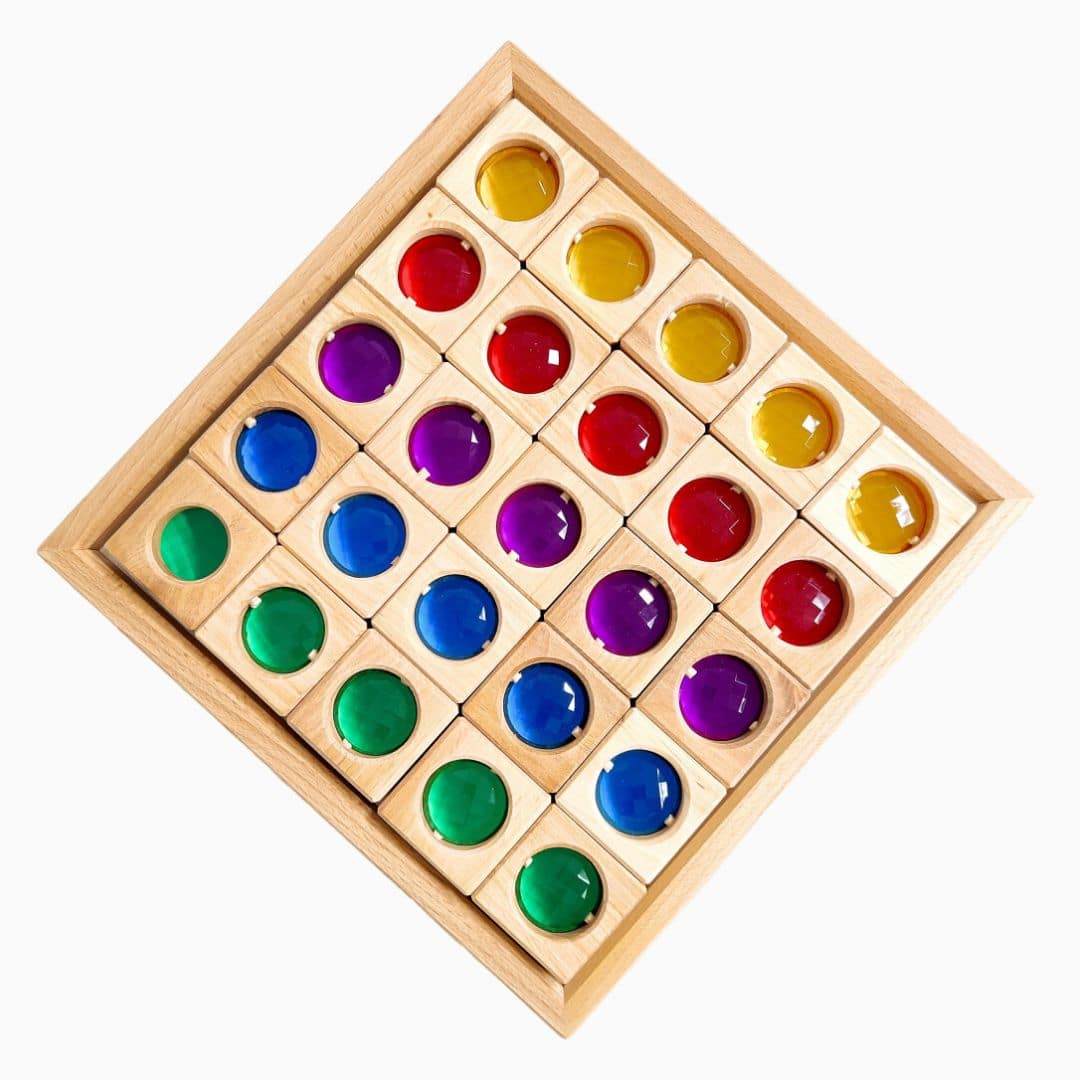 Bauspiel houten vensterblokkenset 25 stuks