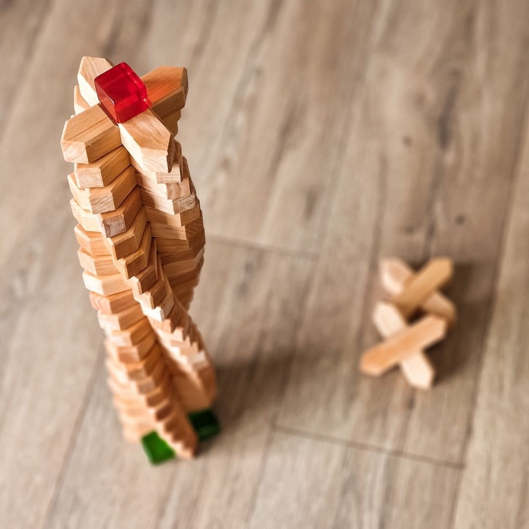 Bauspiel houten x-blokken 16 stuks