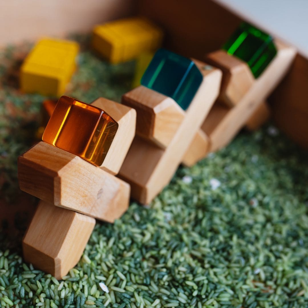 Bauspiel houten x-blokken set van 16