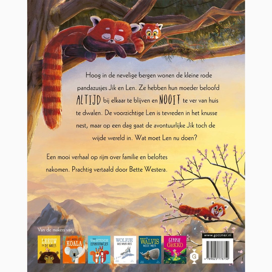 Beloofd is beloofd, kleine panda's van Rachel Bright en Jim Field door uitgeverij Gottmer