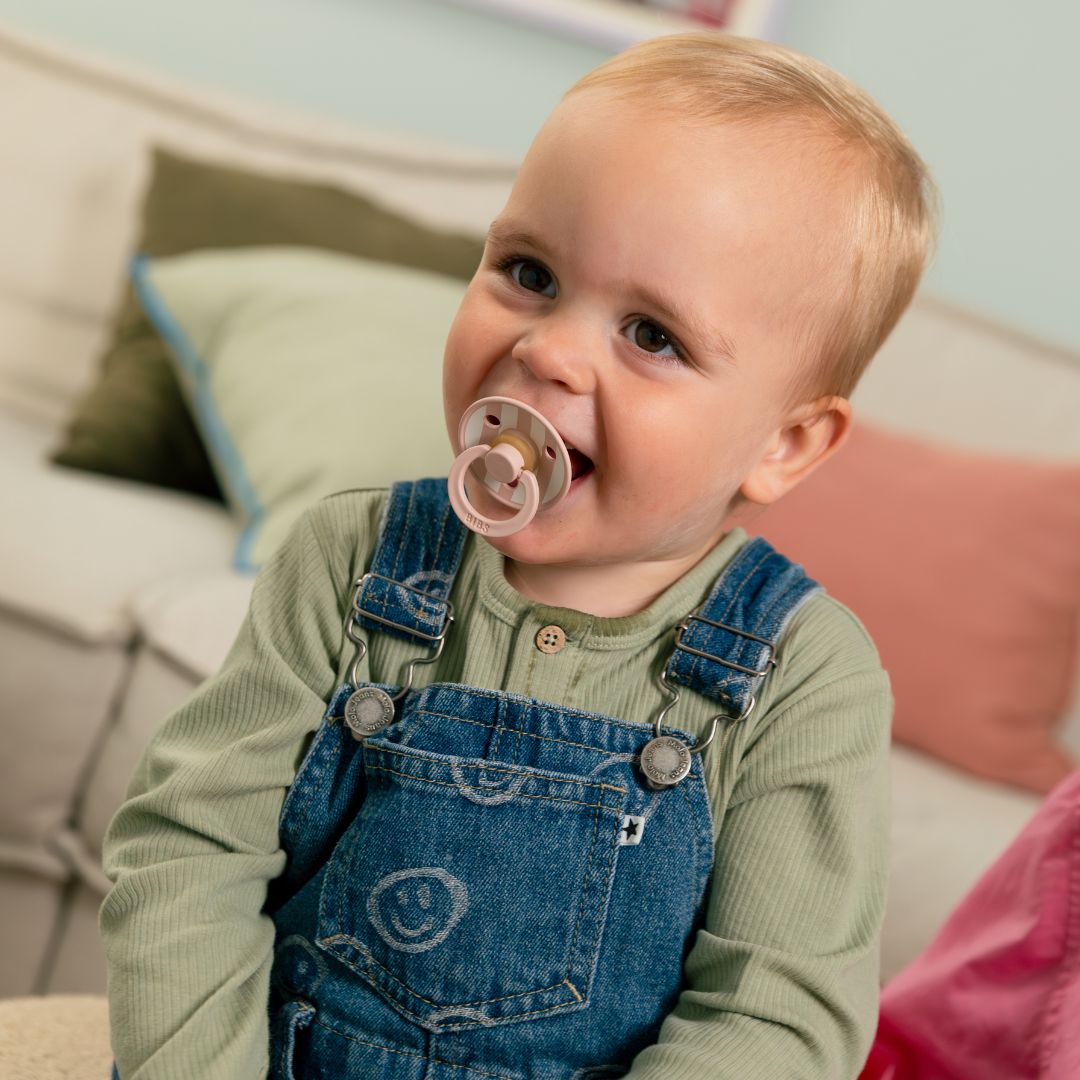 BIBS fopspeen met ronde speen van 100% natuurlijk rubber uit de Studio Collection