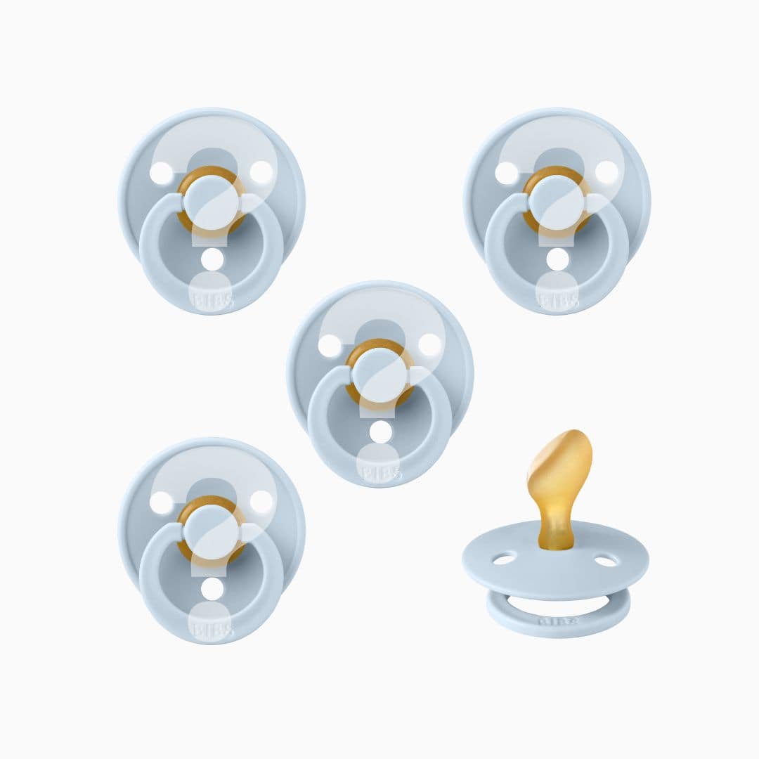 BIBS 5 voor €15: verrassingspakket dental spenen maat 2 - jongen