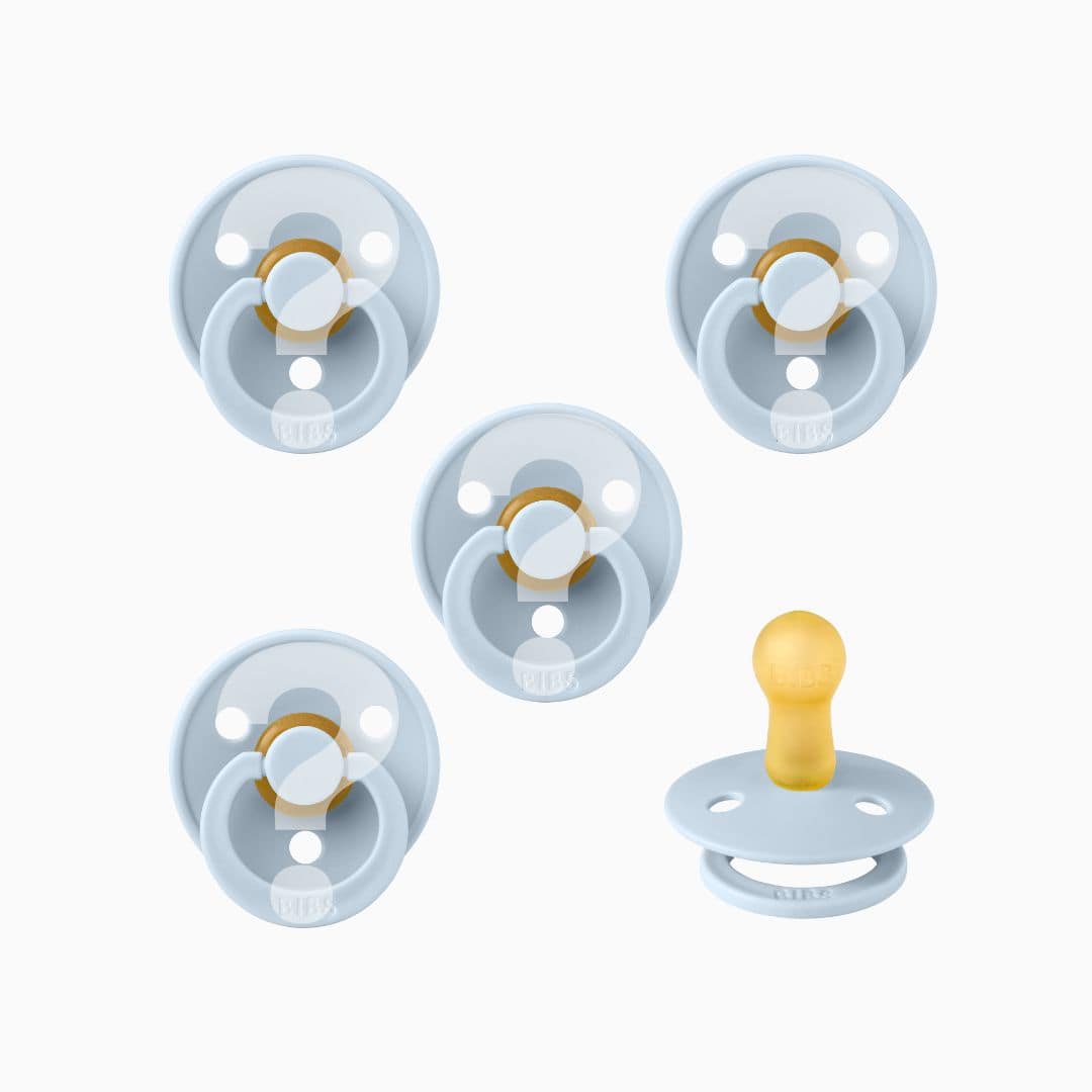 BIBS 5 voor €15: verrassingspakket ronde spenen maat 2 - jongen