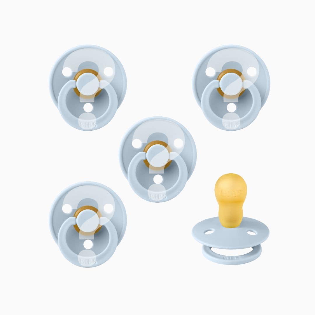 BIBS 5 voor €15: verrassingspakket ronde spenen maat 3 - jongen