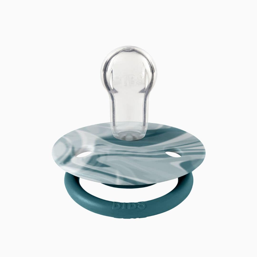 BIBS De Lux Tie Dye spenen met ronde siliconen speen bij Studio Bambacht
