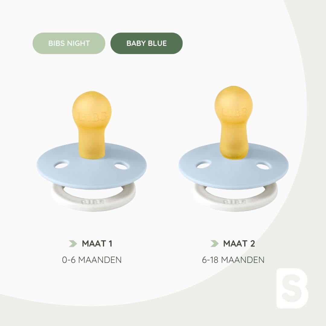 BIBS speen colour baby blue night