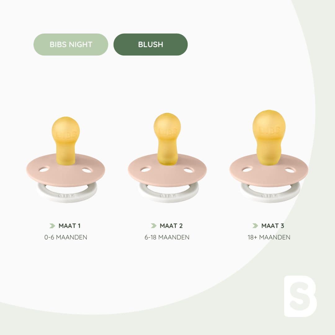 BIBS speen colour blush night