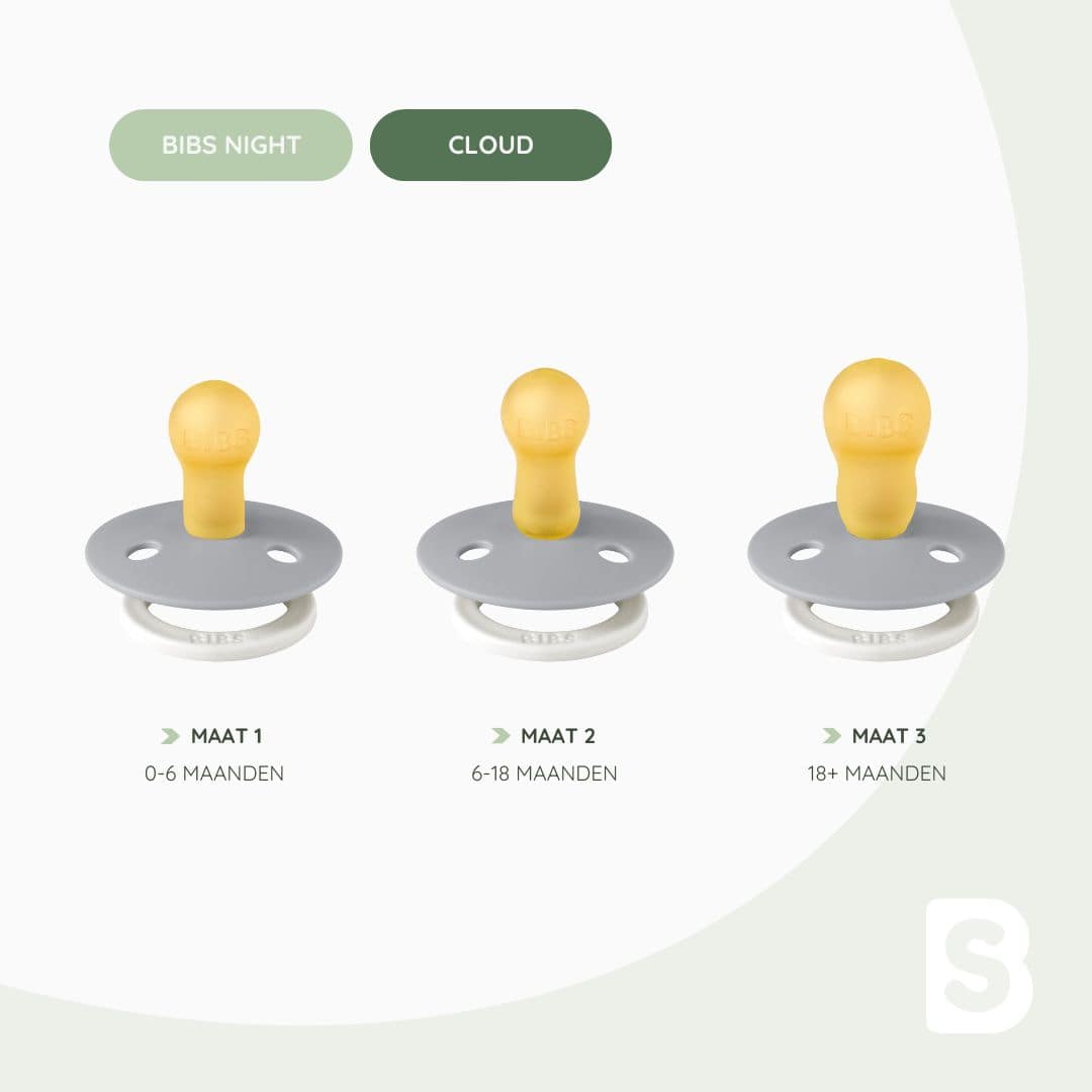BIBS speen colour cloud night
