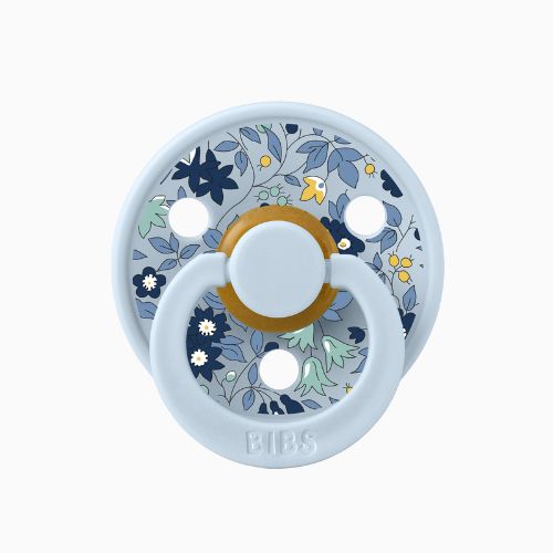 BIBS X Liberty fopspenen met ronde kersvormige speen van natuurrubber latex bij Studio Bambacht