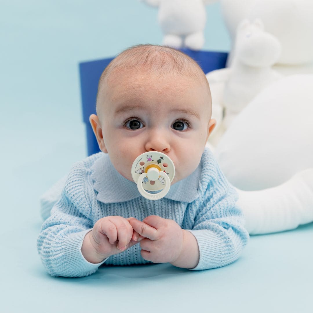 BIBS speen moomin met ronde speenvorm van latex