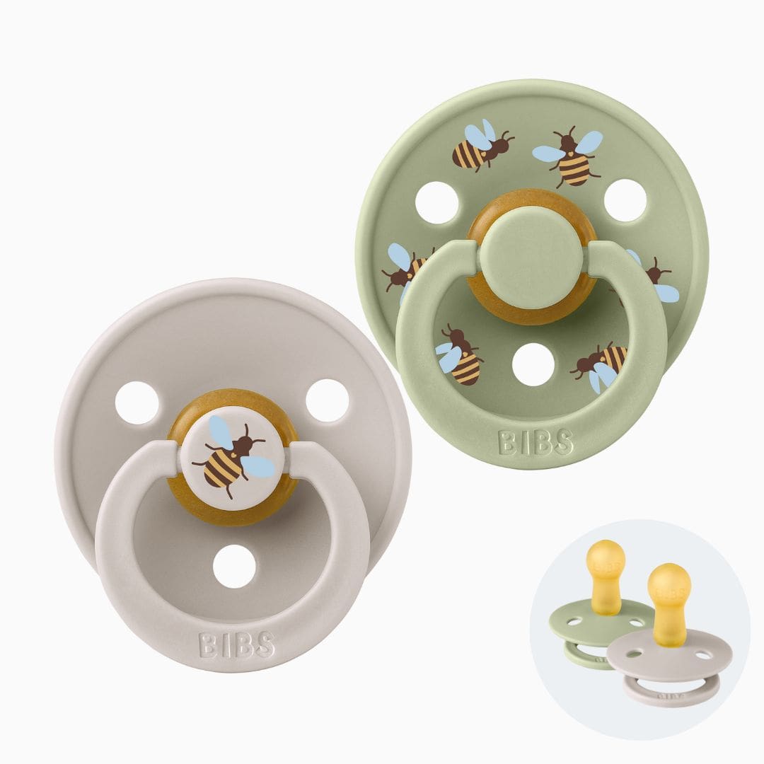 BIBS Studio speen met bijtjes mushroom mix