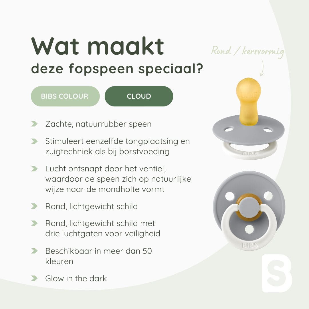 BIBS speen colour cloud night