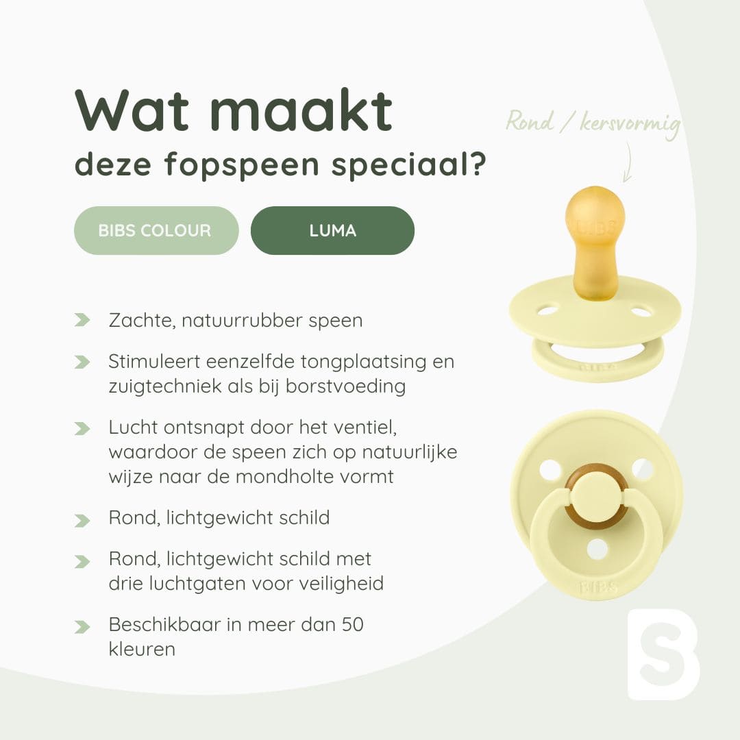 BIBS Colour speen in de kleur luna