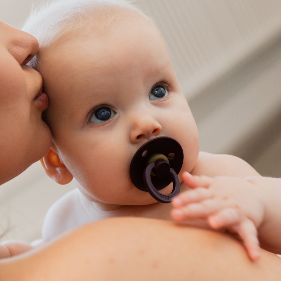 BIBS Colour speen in de paarse kleur Plum