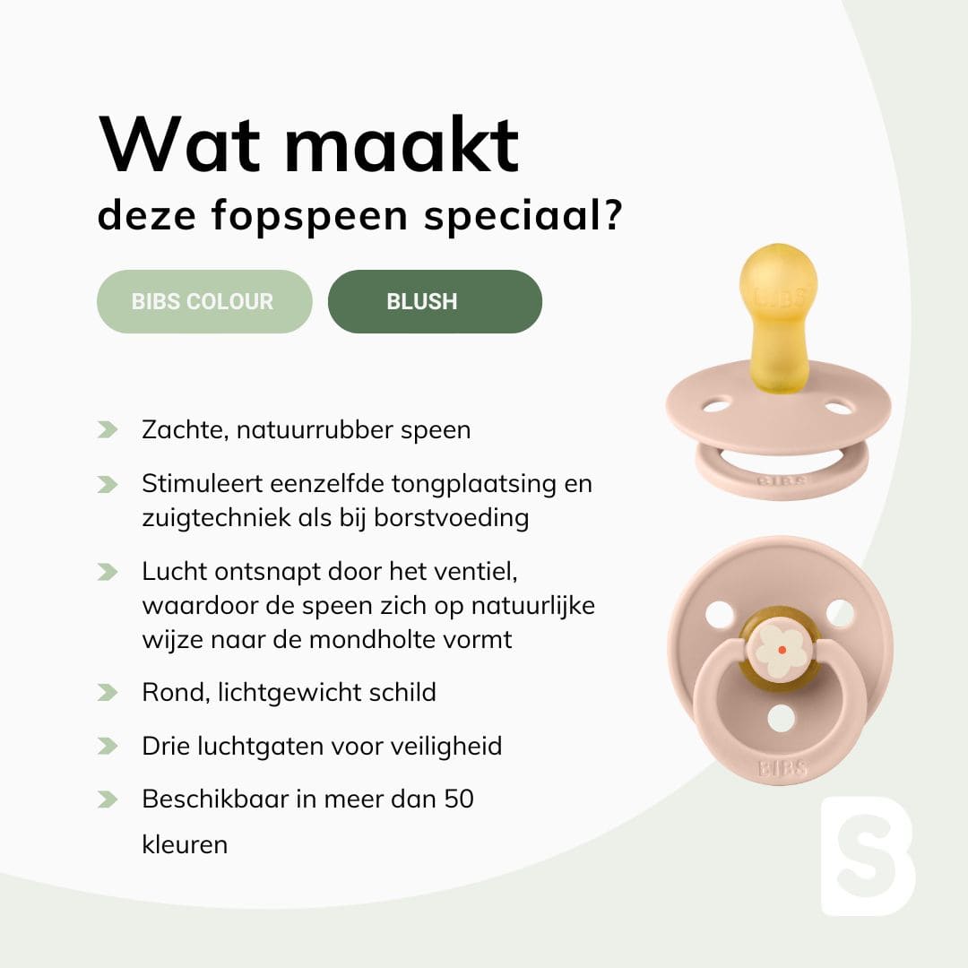 BIBS Studio speen - Jasmine Blush