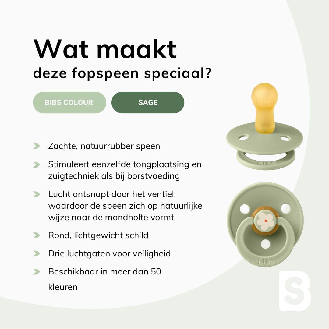 BIBS Studio speen - Jasmine Sage