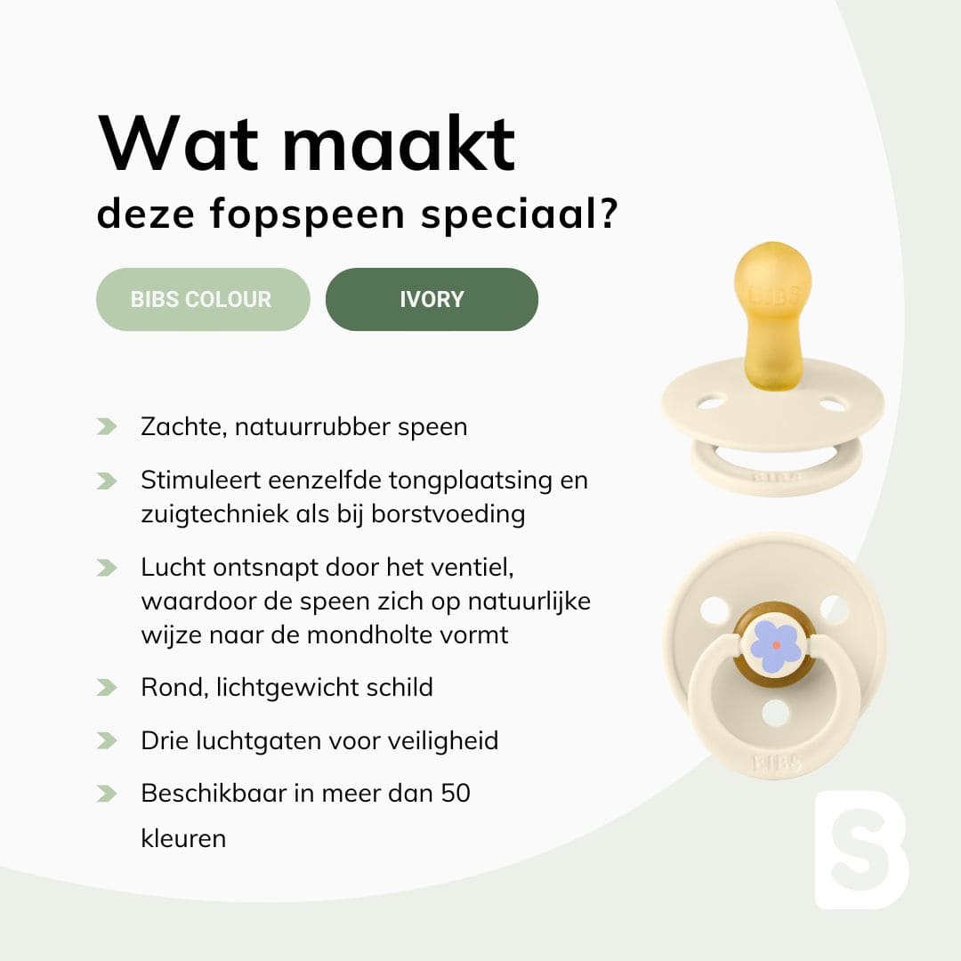 BIBS Studio speen - Jasmine Ivory