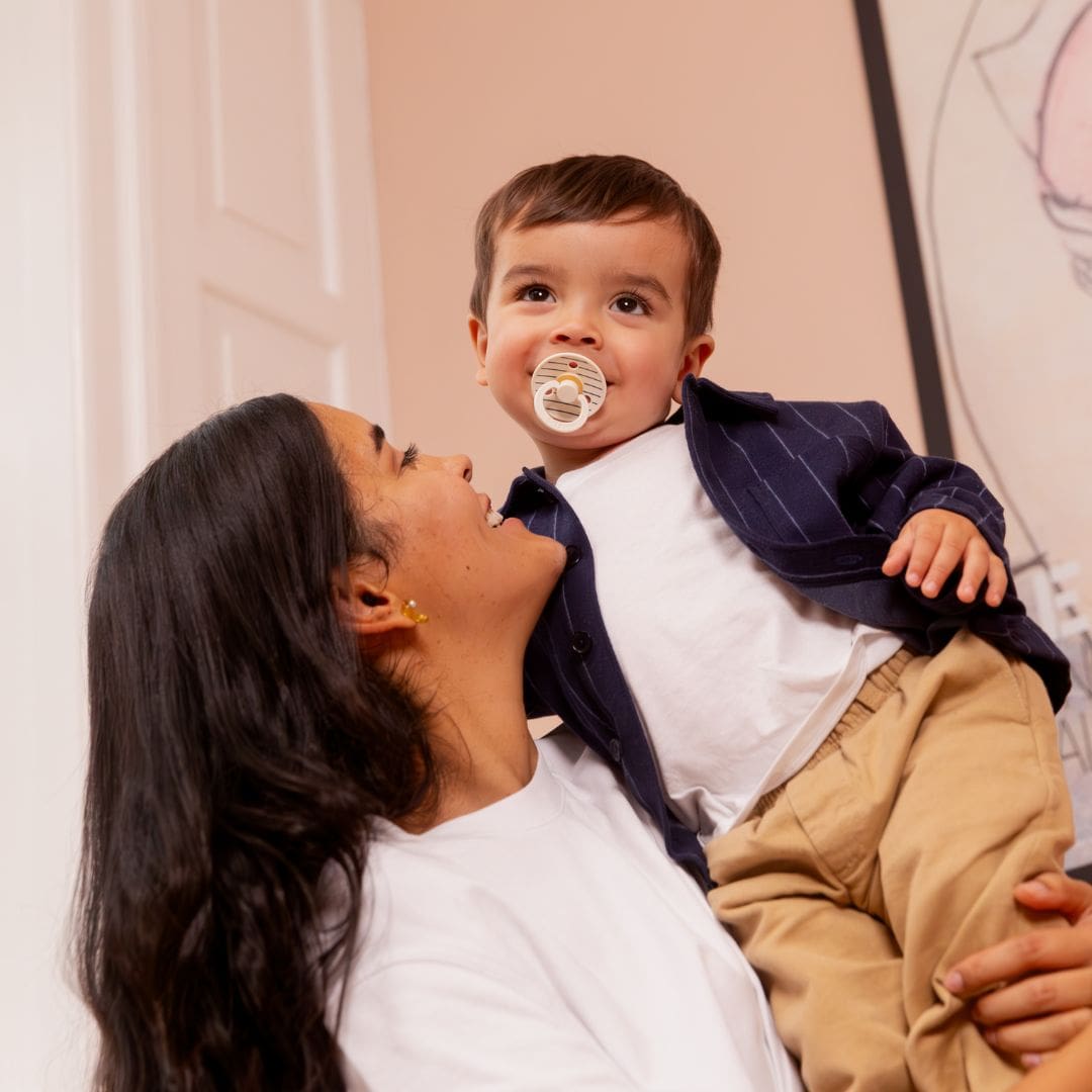 BIBS Studio Collection fopspeen met ronde speen van latex