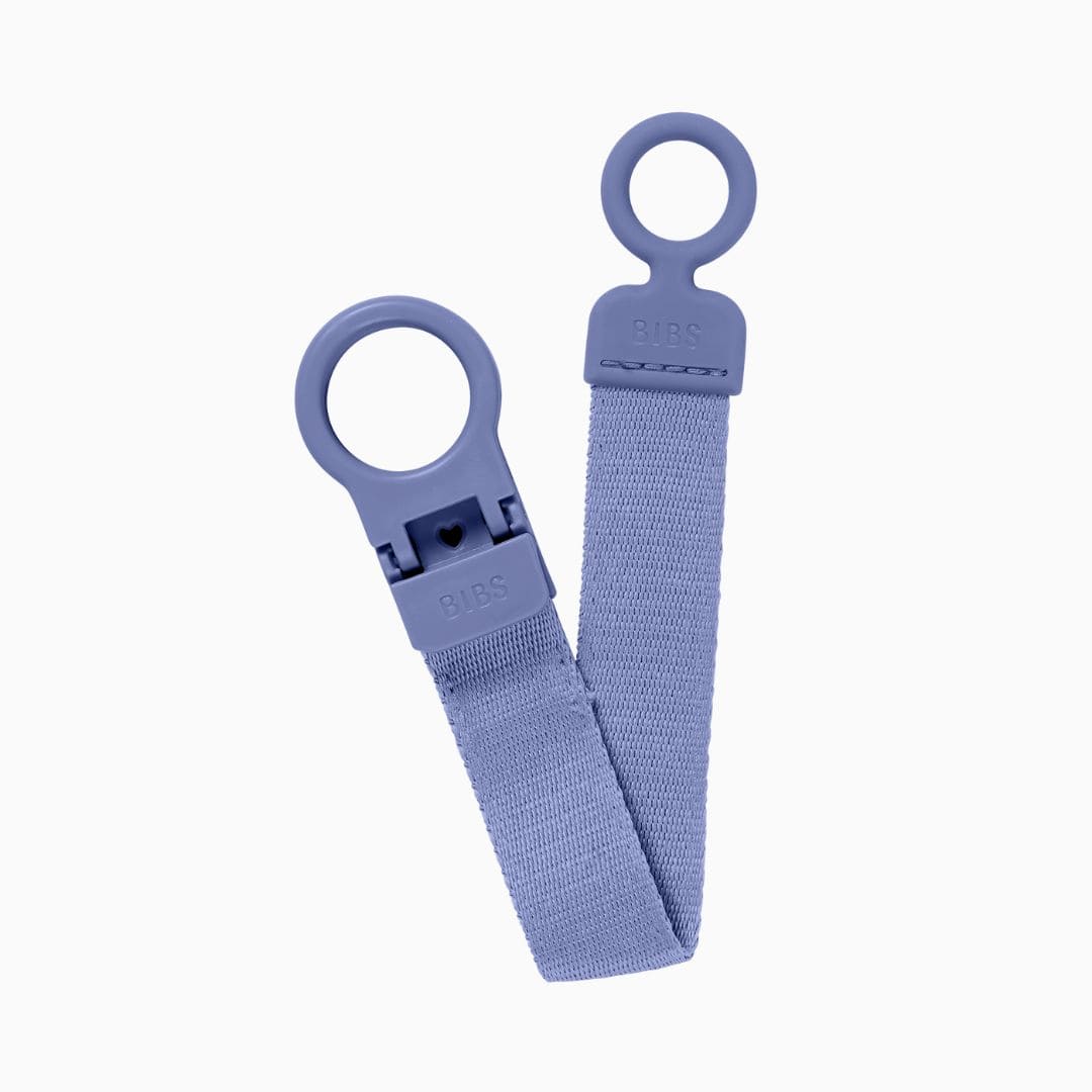 BIBS Loop Clip speenkoord in de paarse kleur Peri