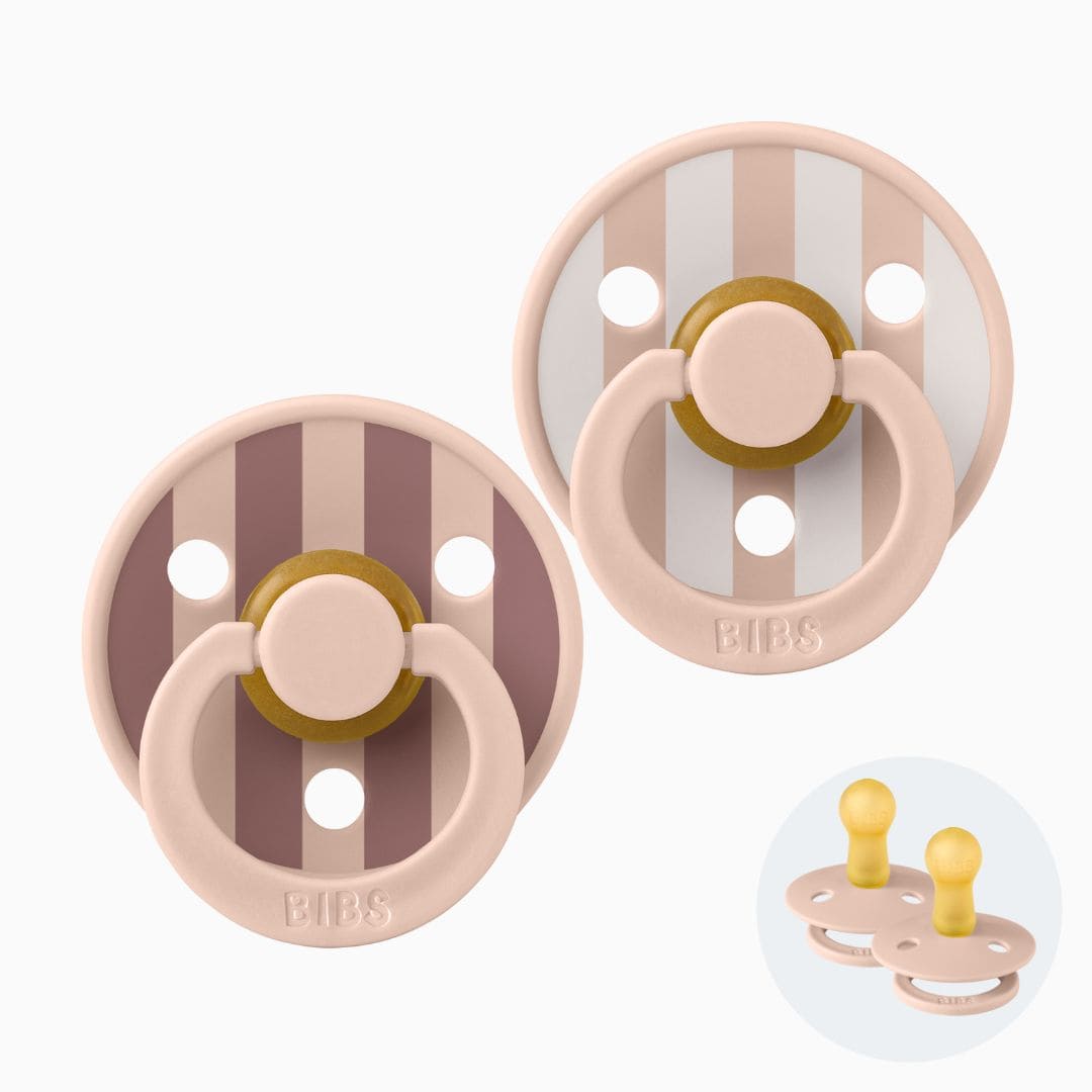 BIBS fopspeen met ronde speen van 100% natuurlijk rubber uit de Studio Collection