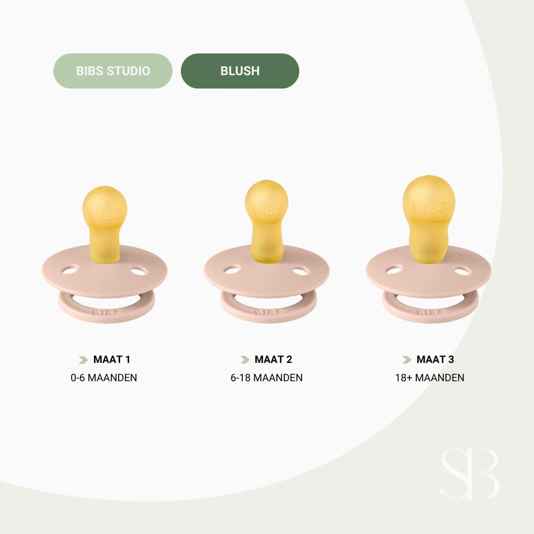 BIBS Studio speen blush mix met lieveheersbeestjes