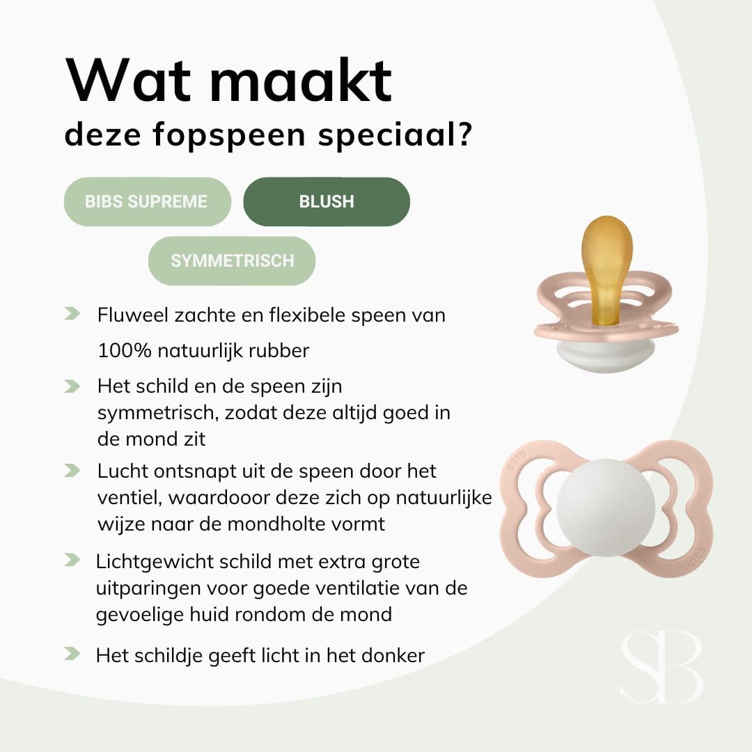 BIBS supreme latex speen - blush night