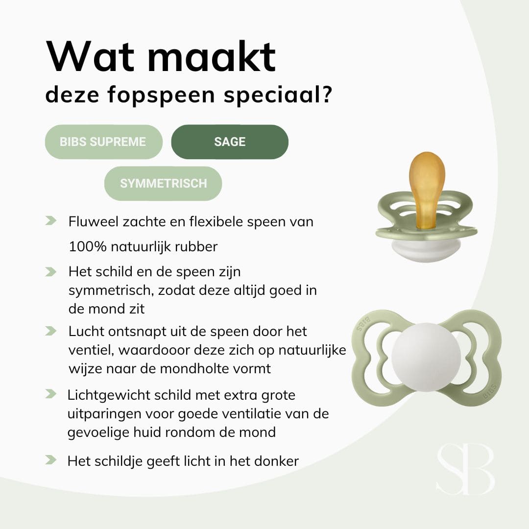 BIBS supreme latex speen - sage night