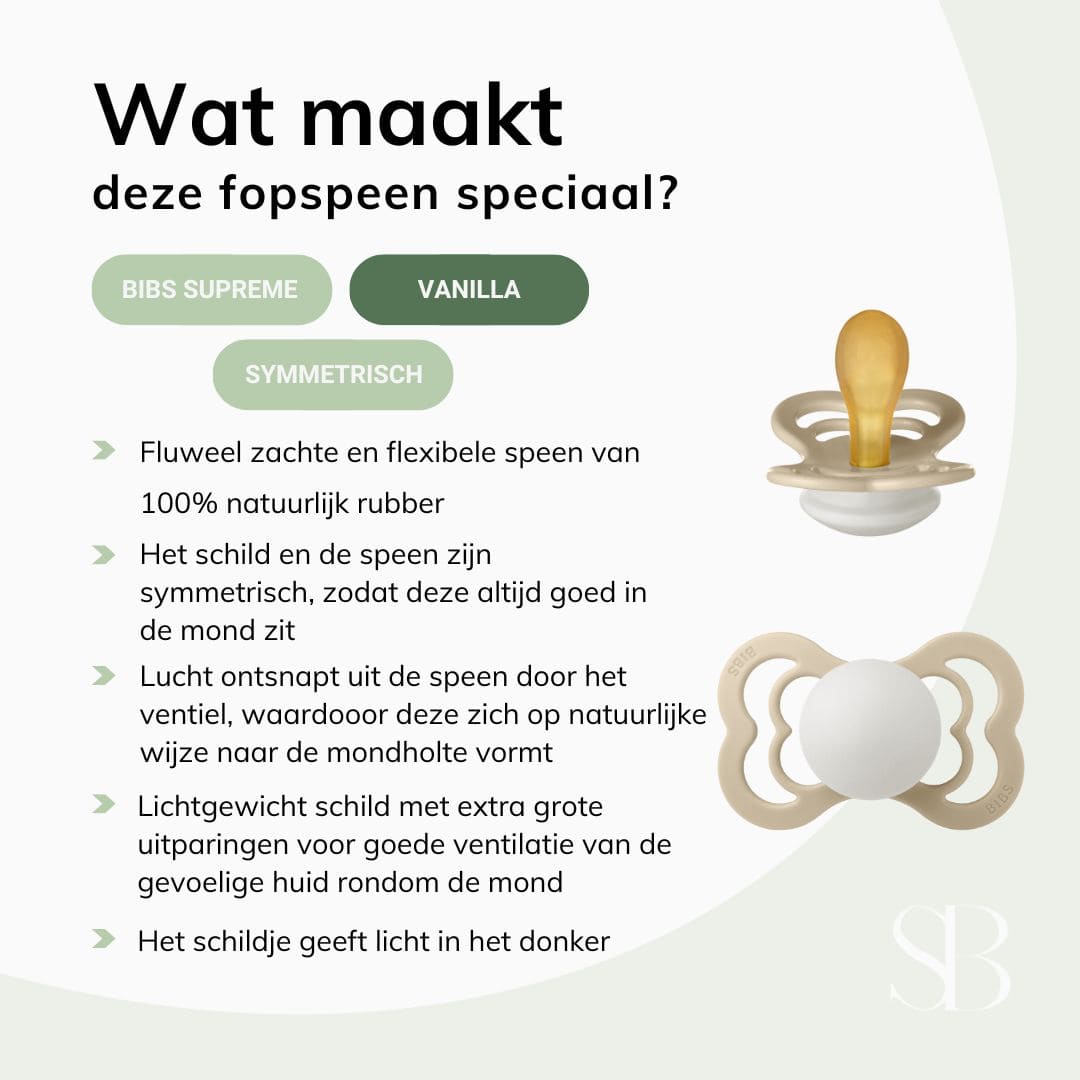 BIBS supreme latex speen - vanilla night