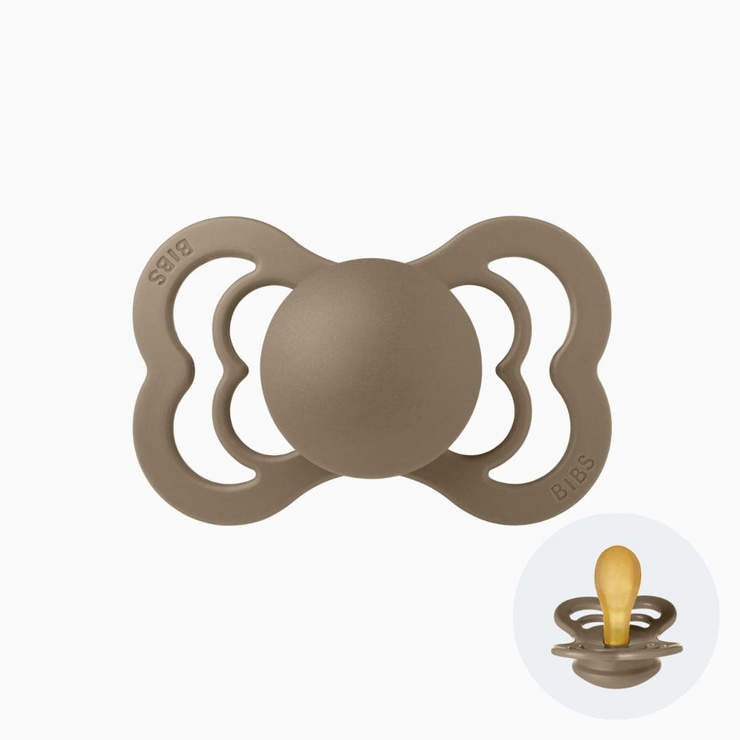 BIBS supreme speen natuurrubber dark oak