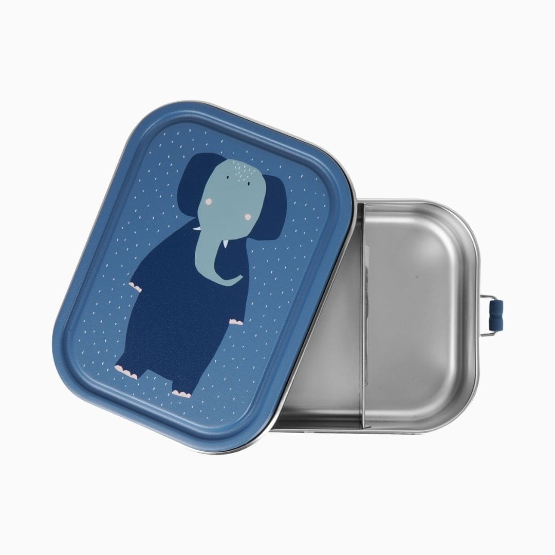 Trixie lunchbox Mrs. Elephant van RVS met een inhoud van 1200ML