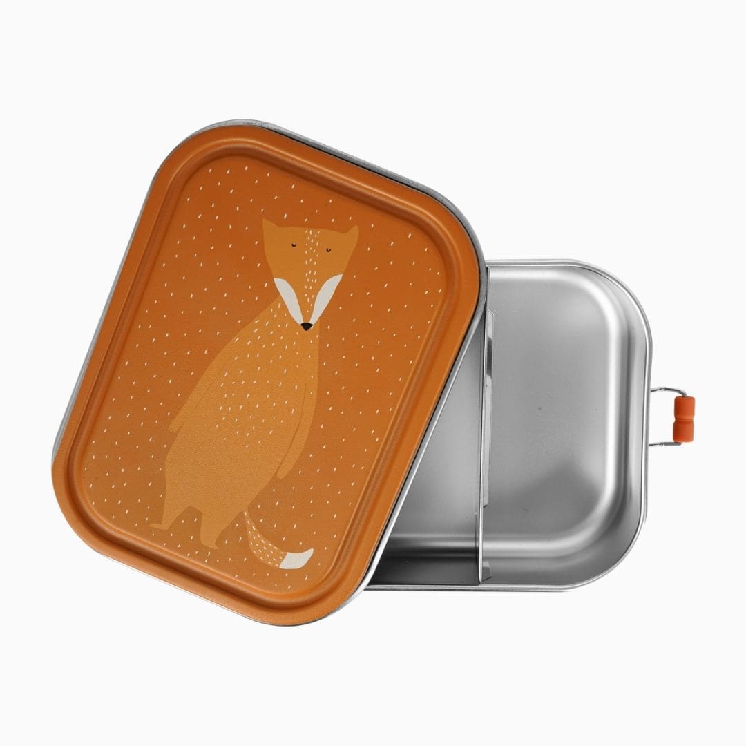 Trixie lunchbox Mr. Fox van RVS met een inhoud van 1200ML