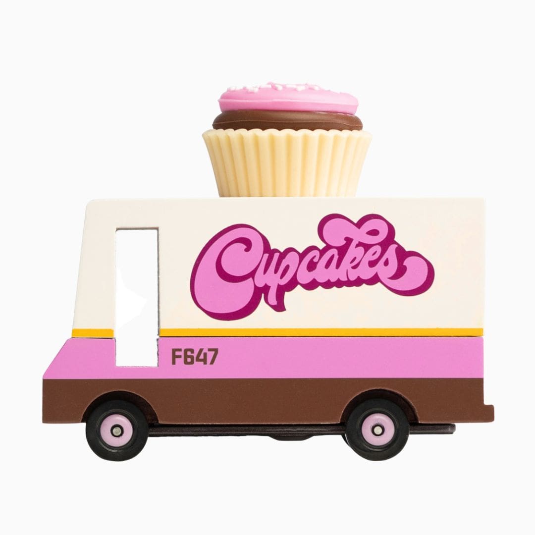 Candylab Toys candycar houten auto foodtruck cupcake