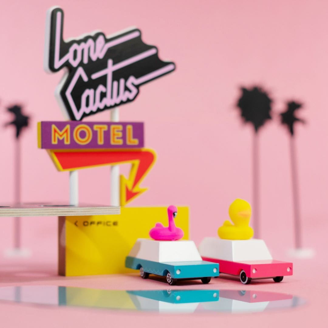 Candylab Toys candycar houten auto met badeend