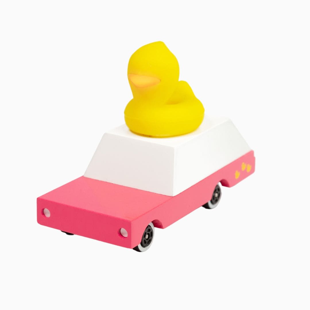 Candylab Toys candycar houten auto met badeend