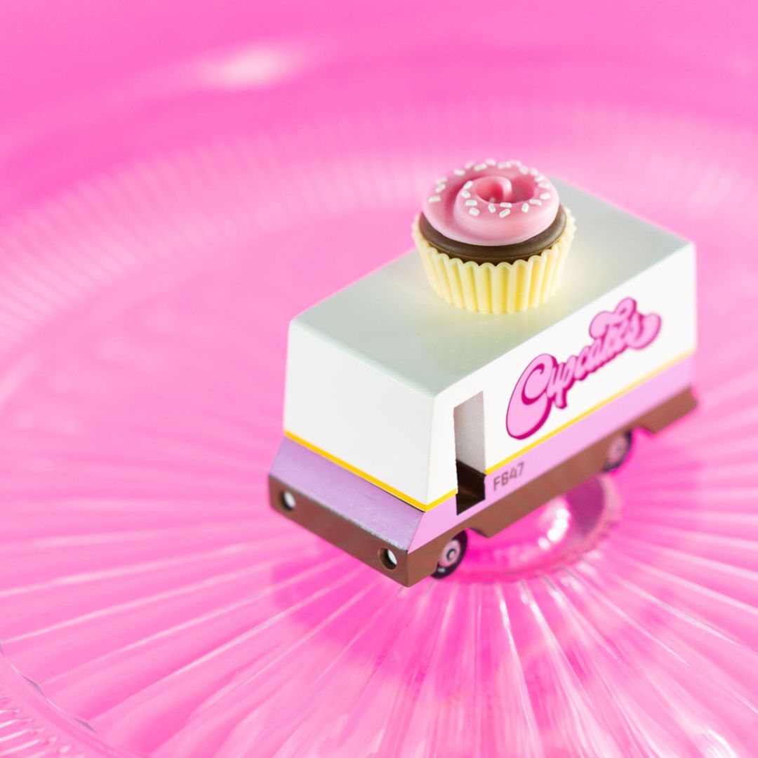 Candylab Toys candycar houten auto foodtruck cupcake