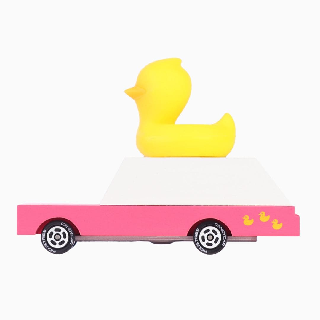 Candylab Toys candycar houten auto met badeend