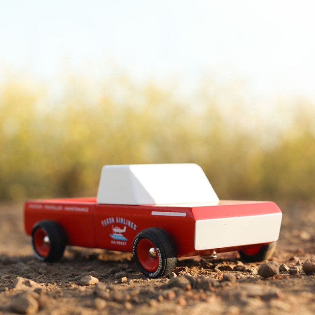 Candylab Longhorn Red pickup truck