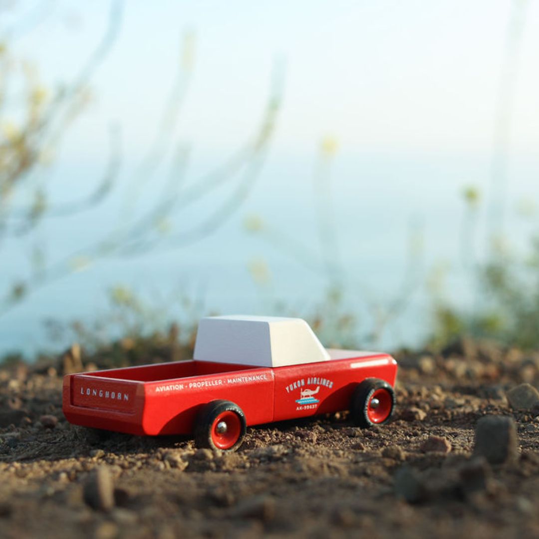 Candylab rode pickup truck Longhorn Red