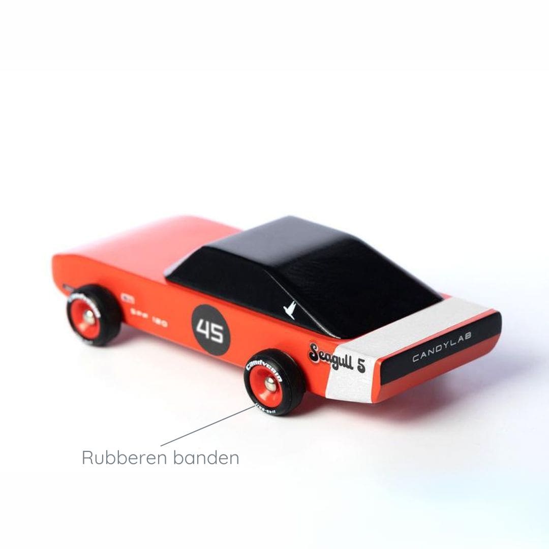Candylab houten sportwagen Seagull rood