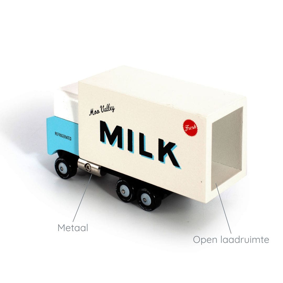 Candylab Milk Truck speelgoedauto
