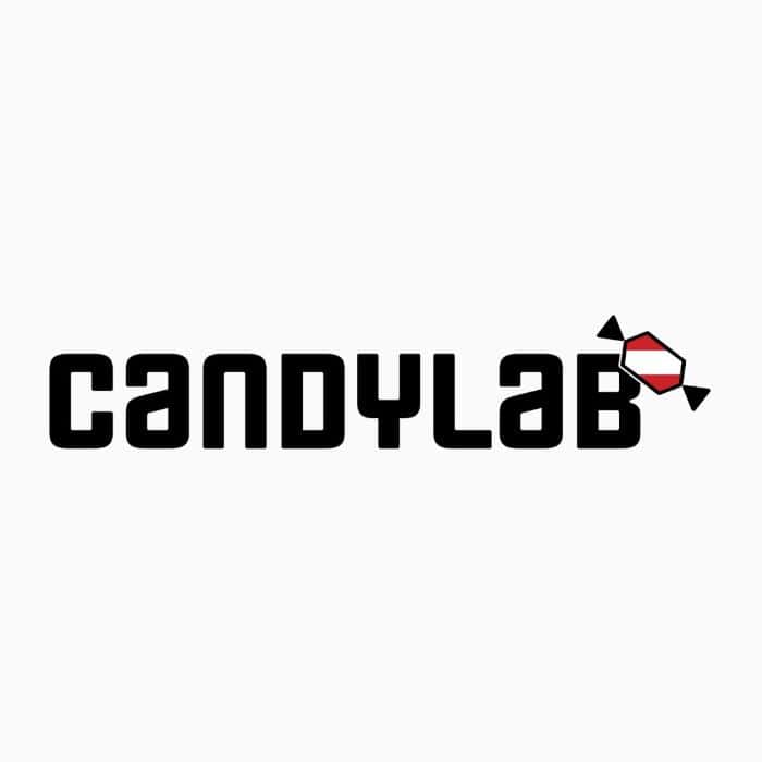 Logo van candylab speelgoedauto's