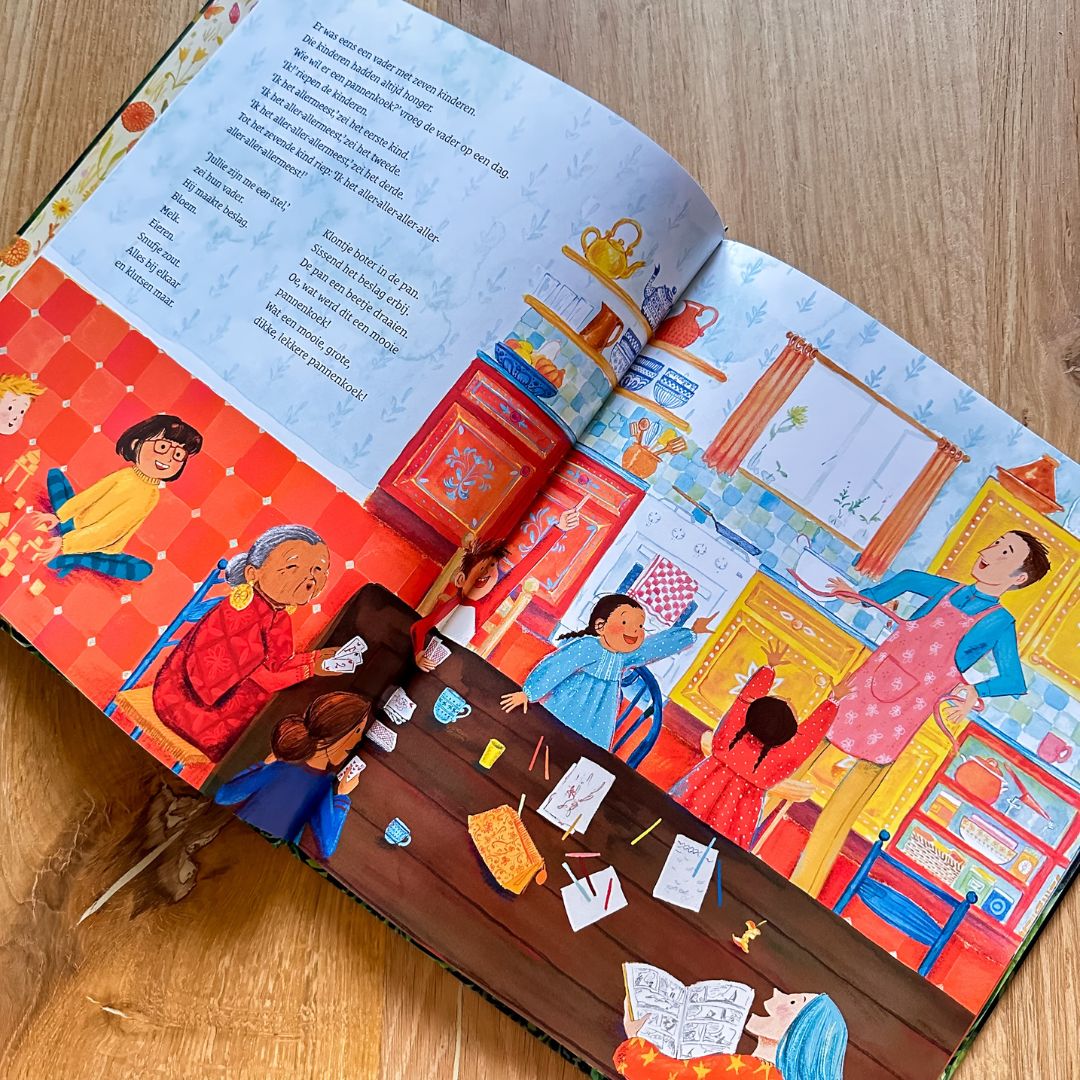 Christofoor prentenboek wij willen een pannenkoek! van auteur Tiny Fisscher en Illustrator Sophie Pluim