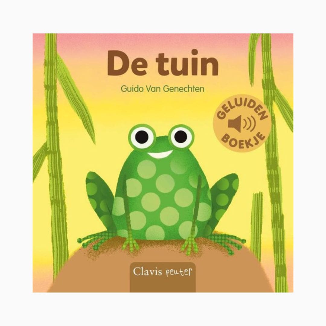 Clavis geluidenboekje over dieren in de tuin van Guido van Genechten