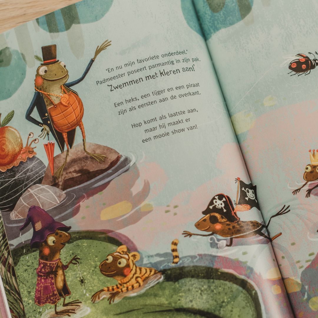 Uitgeverij Clavis Hop op zwemles door Esther van den Berg