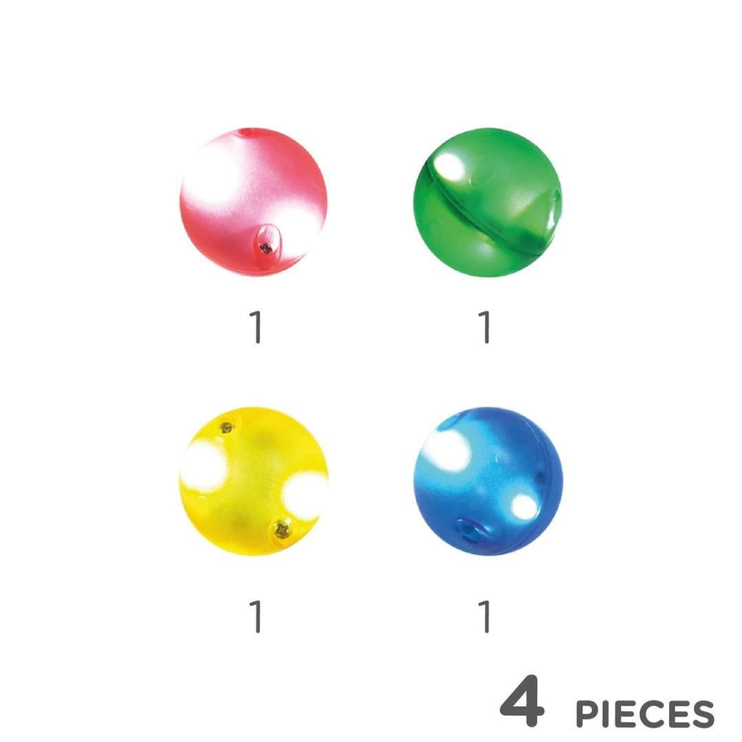 Cleverclixx lichtgevende knikkers voor de knikkerbaan