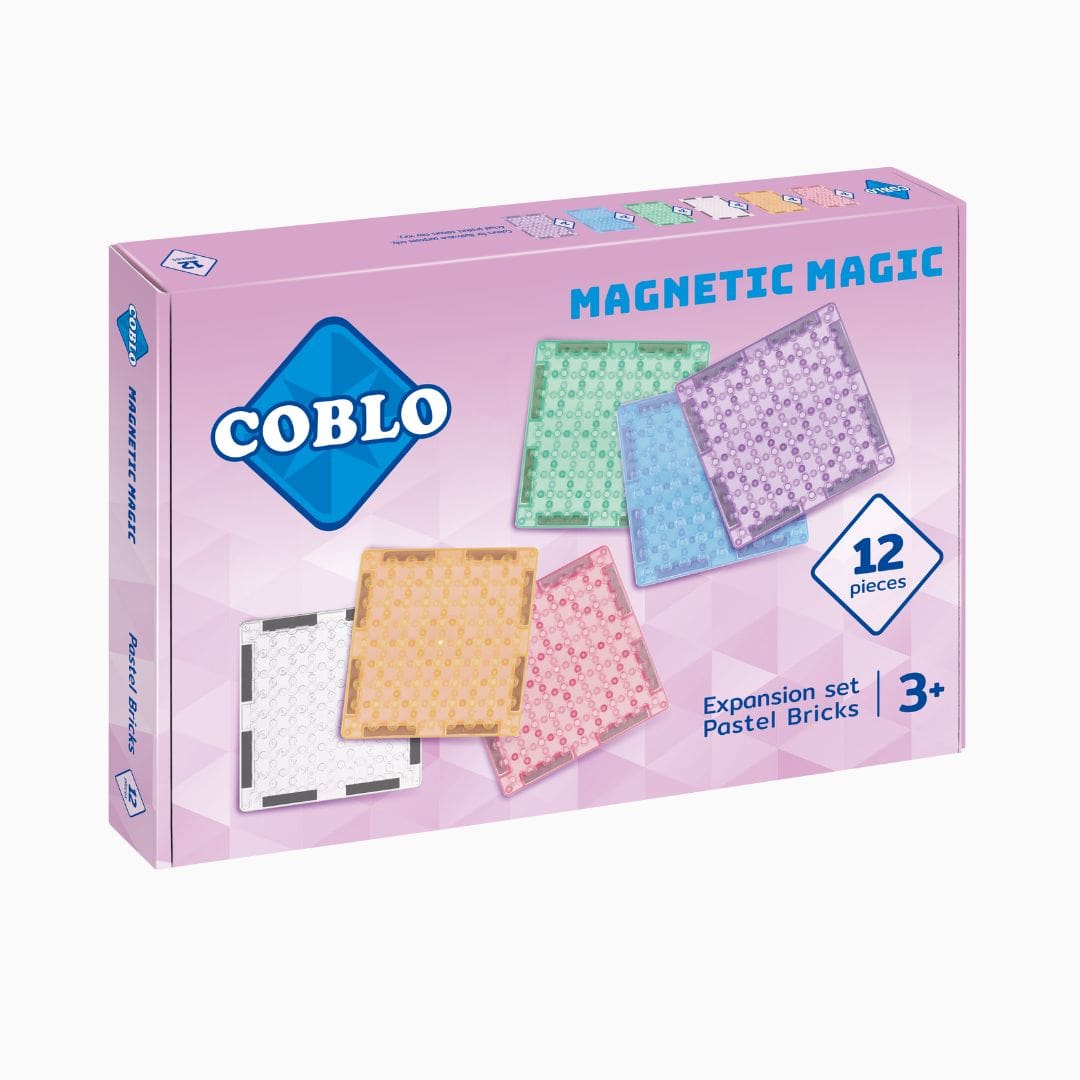 COBLO brick stenen magnetische tegels in pastel kleuren