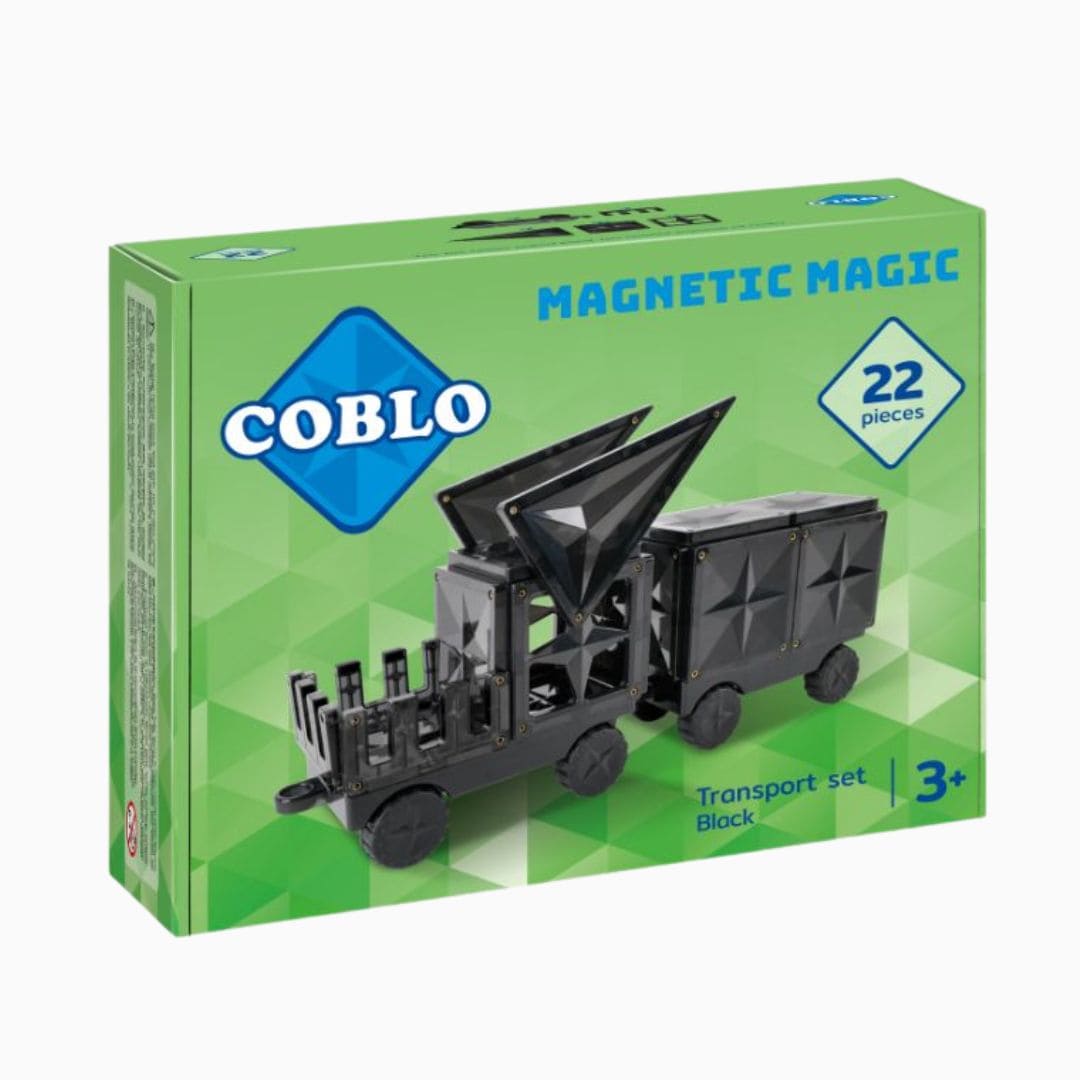 Coblo magnetische tegels zwart met auto onderplaten
